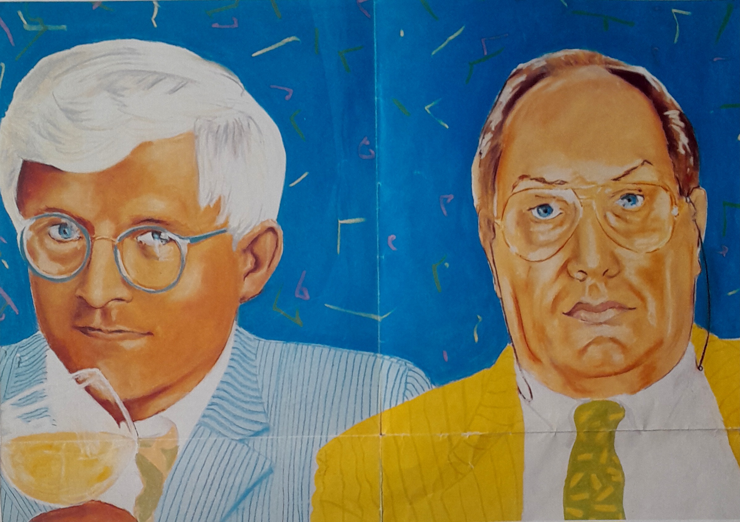 David Hockney and Hans Sonnenberg