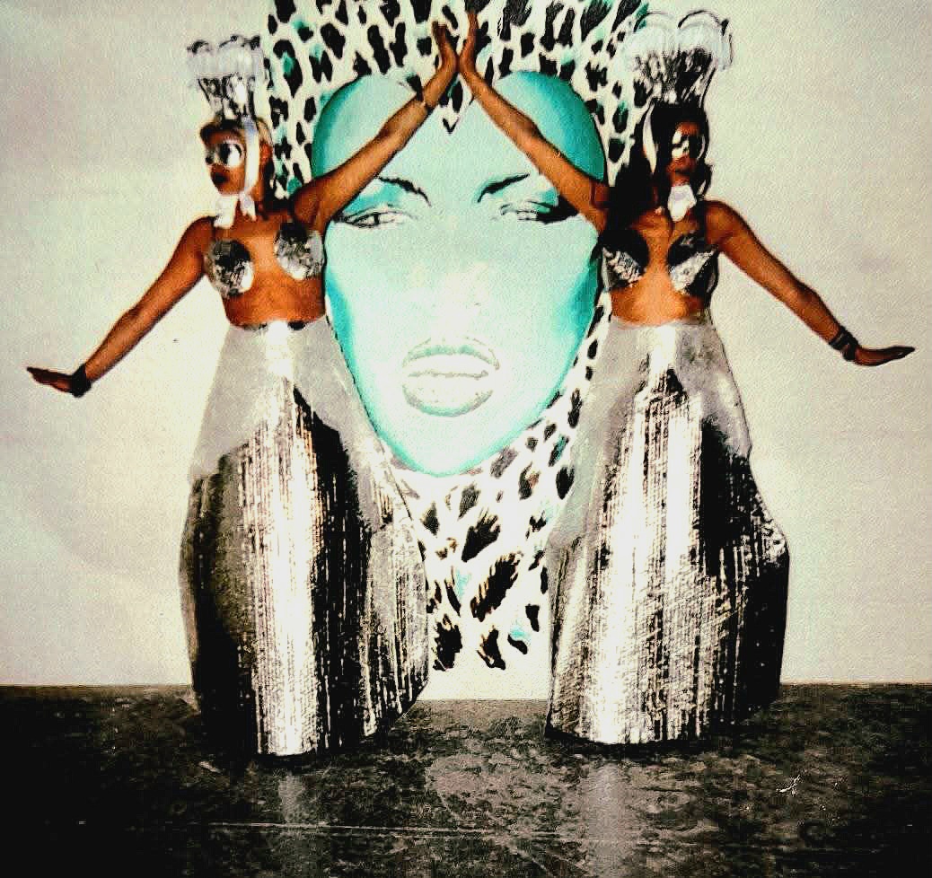 Presentation painting Grace Jones